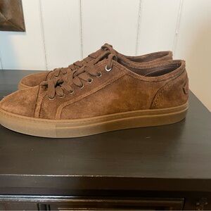 Brioni Italian leather Sneakers Casual Low-Top Suede size 13